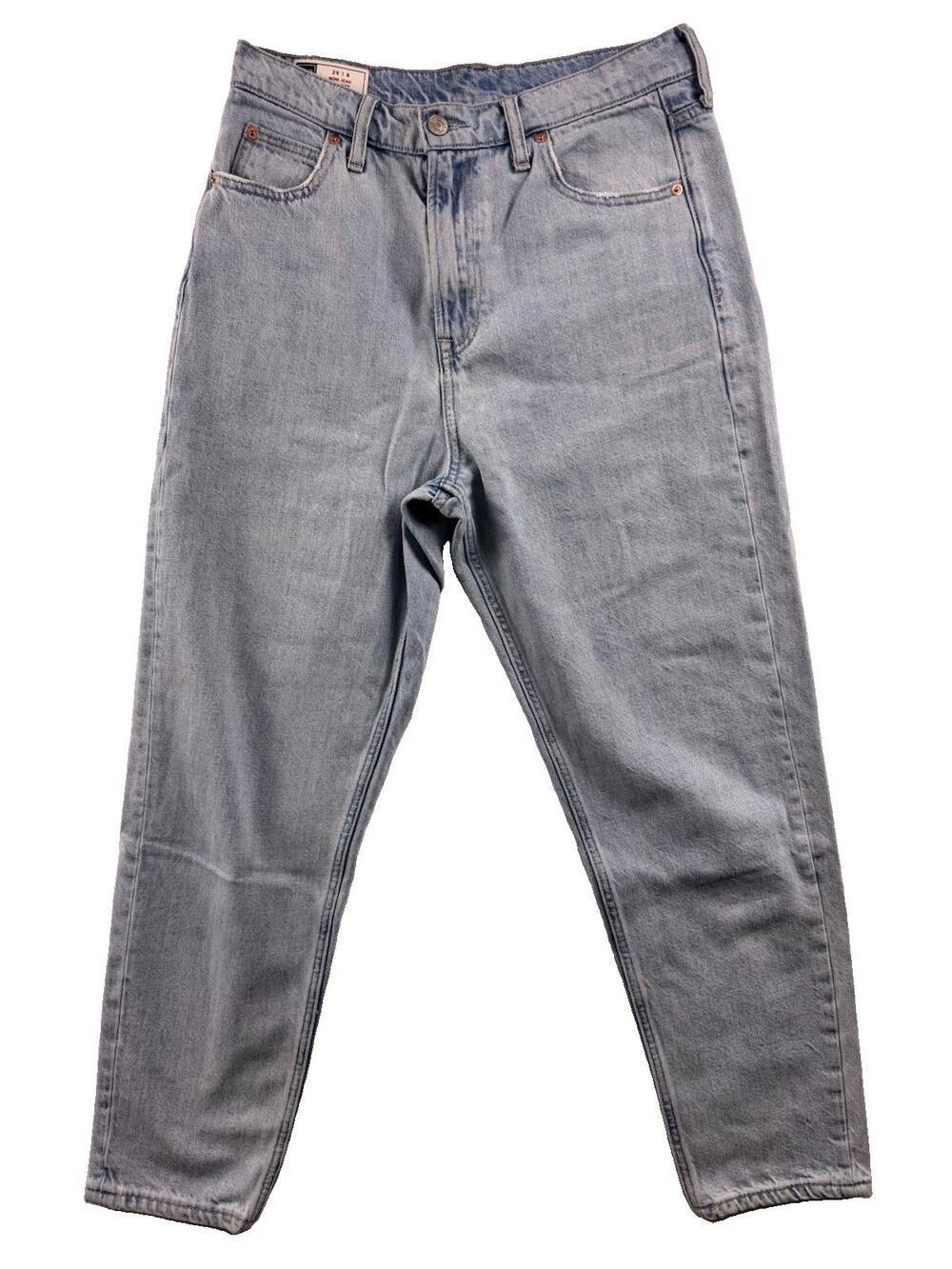 GAP High Rise Mom Jeans Women’s Size 29 8 Light Wash Vintage Straight Leg